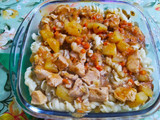 Fideo tirabuzón con tuco de Pollo