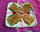 A picture of step 6 of Veg Dosa Waffle.