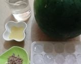 A picture of step 1 of Watermelon Juice.
