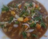 A picture of step 6 of Kathiawari chana chaat.