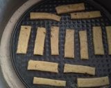 A picture of step 7 of Baked Namkeen Sticks from Gulab Jamun Mix No Oven.