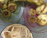 A picture of step 2 of Gujarati Bharva Sabzi.