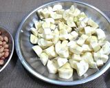 A picture of step 2 of Banana Peanut fry.