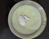 A picture of step 6 of Spinach corn soup.