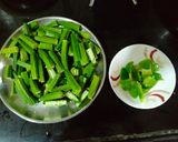 ભરેલા ભીંડા નું શાક (Bharela Bhinda Shak Recipe In Gujarati) રેસીપી સ્ટેપ1ફોટો