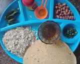 A picture of step 1 of Fried Flattened Rice with papad #Goldenapron #post 20.