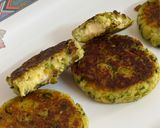 A picture of step 16 of "Cheese-Stuffed Paneer & Sweet Potato Patties".