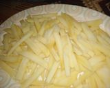 A picture of step 1 of Crispy spicy French fries 🍟🔥🔥🔥🍟🍟🍟🍟🍟😋😋.