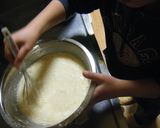 A picture of step 1 of Akashiyaki (Fluffy Octopus Dumplings).