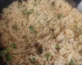 A picture of step 4 of Shahi pulao.