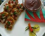 Cheese Bruschetta Italian finger food party appetizer recipe step 6 photo