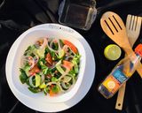 A picture of step 6 of Watercress salad.