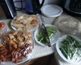 A picture of step 1 of My Mixed Buffet for Boxing day.