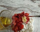 Φωτογραφία βήματος 6 της συνταγής Πιπεριές Φλωρίνης με φέτα, ανθότυρο και μυρωδικά 🌶🌶🌶