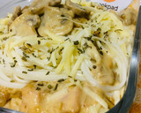 Foto del paso 6 de la receta: 🍜PASTA SECA🍜 (TALLARINES) 🍜CON SALSA CREMOSA DE 🍄🍄CHAMPIGNONES 🍄