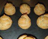 Foto do passo 6 de Profiteroles com creme de matcha (chá verde)