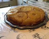 Une image de l'étape 13 de Gâteau caramélisé à l'ananas et jus de pêches.