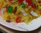 A picture of step 4 of Aloo ka zarda.