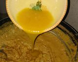 A picture of step 3 of Bassan ka halwa.