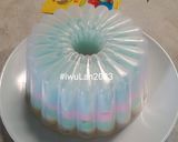 Foto langkah ke 6 dari resep Puding Busa Unicorn.