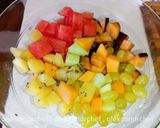 Фото кроку 2 до Фруктовий🫒🍉🍑🍈 салат 🥗/Fruit🫒🍉🍑🍈 salad 🥗.