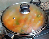 Foto del paso 23 de la receta: Arroz con jugos de cigalas, almejas y pimientos tipo padrón