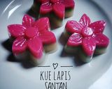 Foto langkah ke 8 dari resep Kue Lapis Santan Tiga Lapis.