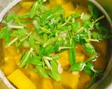 Hình bước làm 2 của món Canh Bí Đỏ Nấu Tôm