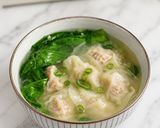 Foto langkah ke 4 dari resep Pangsit rebus - Wonton Isi Ayam Udang.