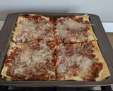 A picture of step 5 of Lasagna.