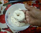 A picture of step 2 of Suji  Vada.
