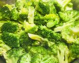 A picture of step 3 of Easy Italian Herb Broccoli 🥦 with Roasted Red Peppers.