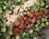 Dry okra curry(bhindi) recipe step 5 photo