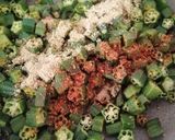 A picture of step 5 of Dry okra curry(bhindi).