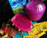 Foto langkah ke 2 dari resep Smoothie buah naga.