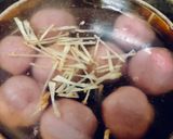 Hình bước làm 4 của món Chè Trôi Nước Lá Cẩm
