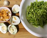 Foto langkah ke 1 dari resep Buncis telur asin gampang banget.