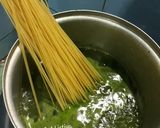 Foto langkah ke 2 dari resep Spaghetti Aroma Pandan.