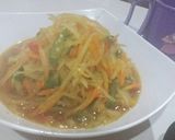 Foto langkah ke 6 dari resep Tumis Pepaya Muda.