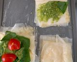A picture of step 1 of Spinach & Pesto Tartlets.