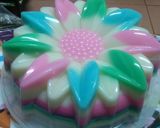 Foto langkah ke 3 dari resep Puding bunga.