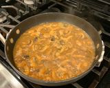 A picture of step 2 of Veal with Mushroom Sauce.