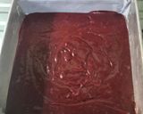 Foto langkah ke 3 dari resep Red Velvet Brownis.
