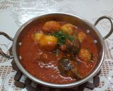 A picture of step 6 of Stuffed Brinjals and Baby Potatoes Sabzi.