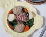 รูปขั้นตอนการทำที่ 4 ของ ต้มจืดผักวอเตอร์เครสลูกเงาะ (มังสวิรัติ/vegan)