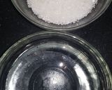 A picture of step 8 of Basbousa.