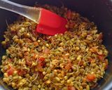 A picture of step 4 of Scrumptious Sprouted Mung Bean With Rice.