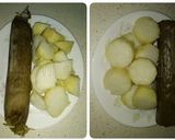 Foto langkah ke 4 dari resep Lontong daun pisang.