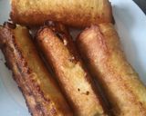 A picture of step 6 of Nutella French toast roll ups.