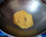 A picture of step 2 of Muri Ghonto (Fish head curry with lentils).